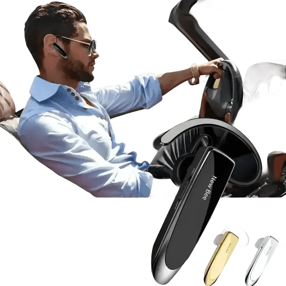 Noellie Bluetooth Earpiece Black Ultra-Long Battery Cell Phones & Accessories > Cell Phone Accessories > Headsets by New Bee Factory Store