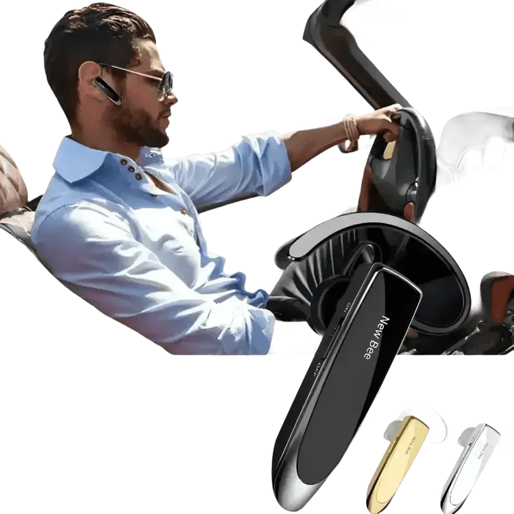 Noellie Bluetooth Earpiece Black Ultra-Long Battery - GiFTiFY