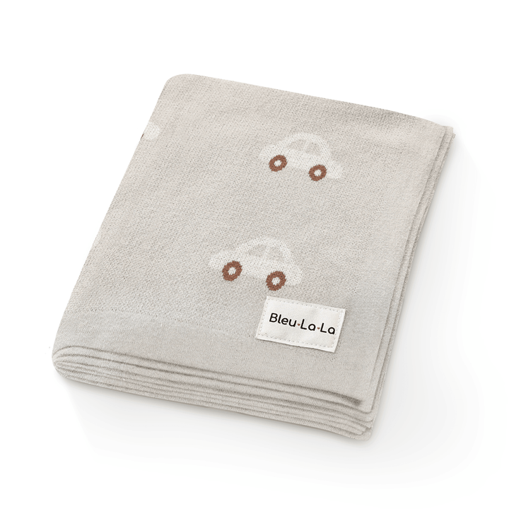 100% Cotton Luxury Knit Car Swaddle Blanket - GiFTiFY