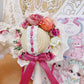 High quality Rosé Blossom Couture Dog Dress & Hat Set