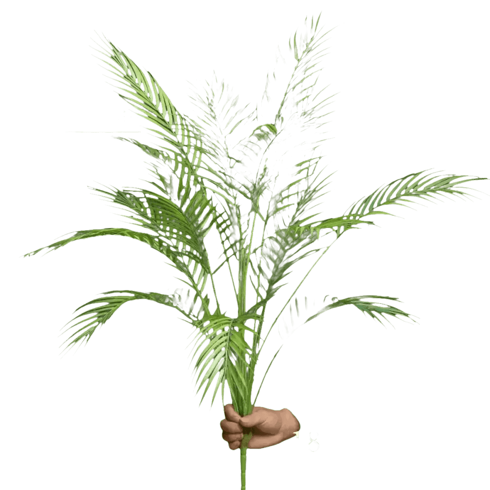 Palm Plant Table Lamp Home Garden Party Decor Artificial Flowers by Kmitang Official Store