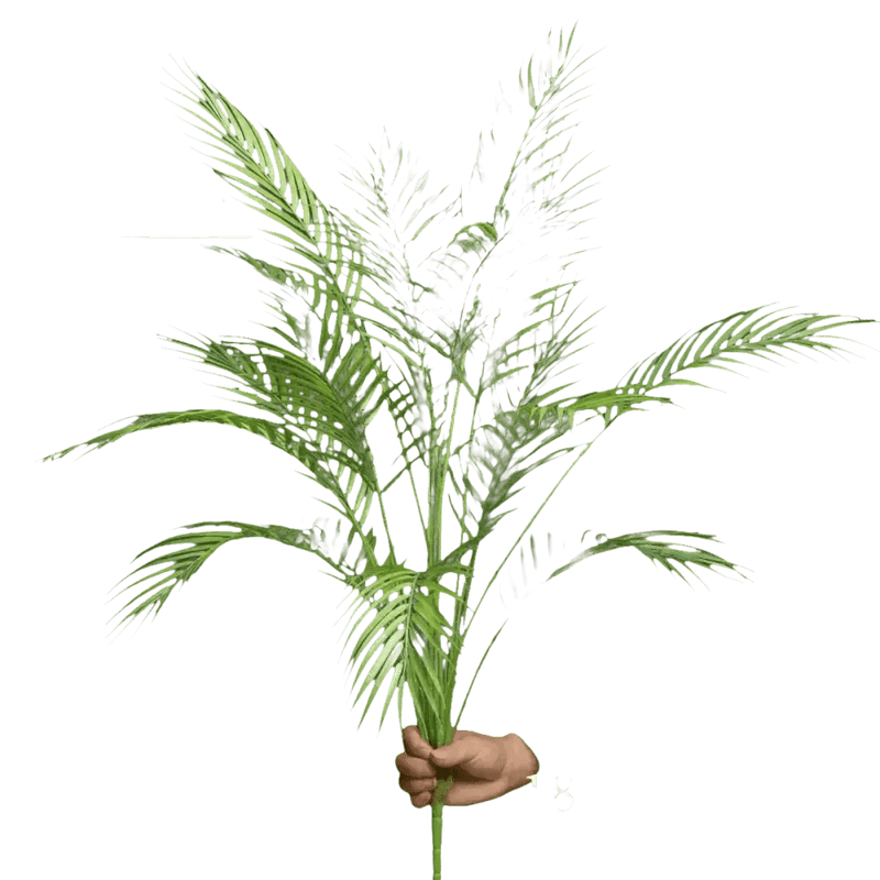 Palm Plant Table Lamp Home Garden Party Decor Artificial Flowers by Kmitang Official Store