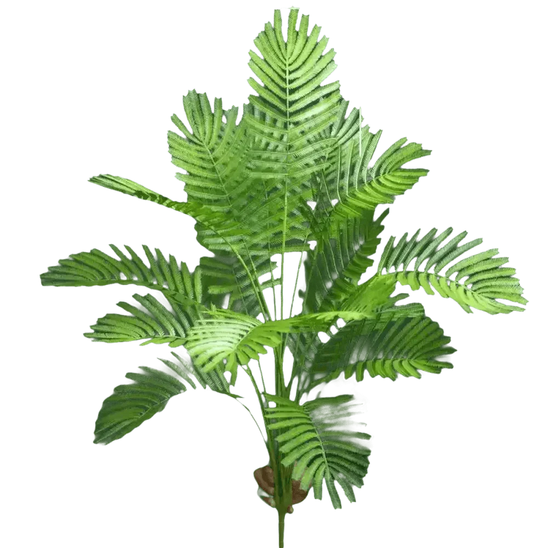 Palm Plant Table Lamp Home Garden Party Decor Artificial Flowers by Kmitang Official Store