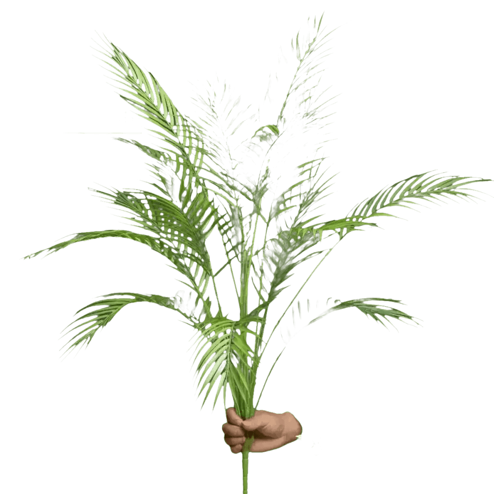 Palm Plant Table Lamp Home Garden Party Decor Artificial Flowers by Kmitang Official Store