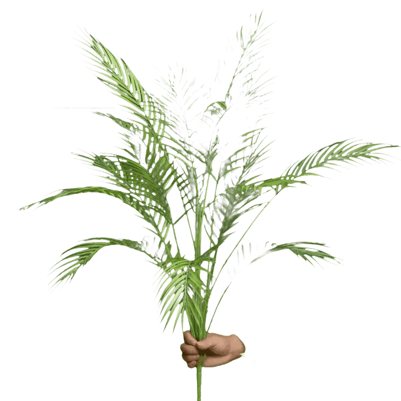 Palm Plant Table Lamp Home Garden Party Decor Artificial Flowers by Kmitang Official Store