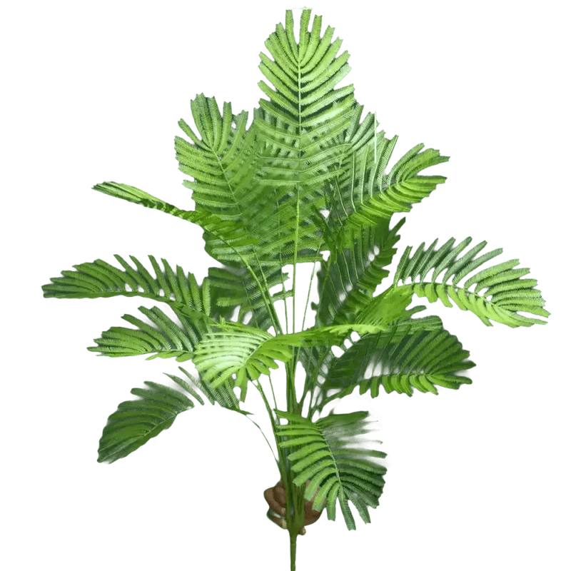 Palm Plant Table Lamp Home Garden Party Decor Artificial Flowers by Kmitang Official Store