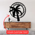 Palm Tree Personalized Gifts - Custom Metal Sign - GiFTiFY