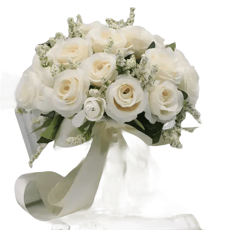 Peach Rose Wedding Bouquet - GiFTiFY