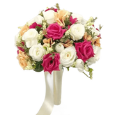 Peach Rose Wedding Bouquet - GiFTiFY