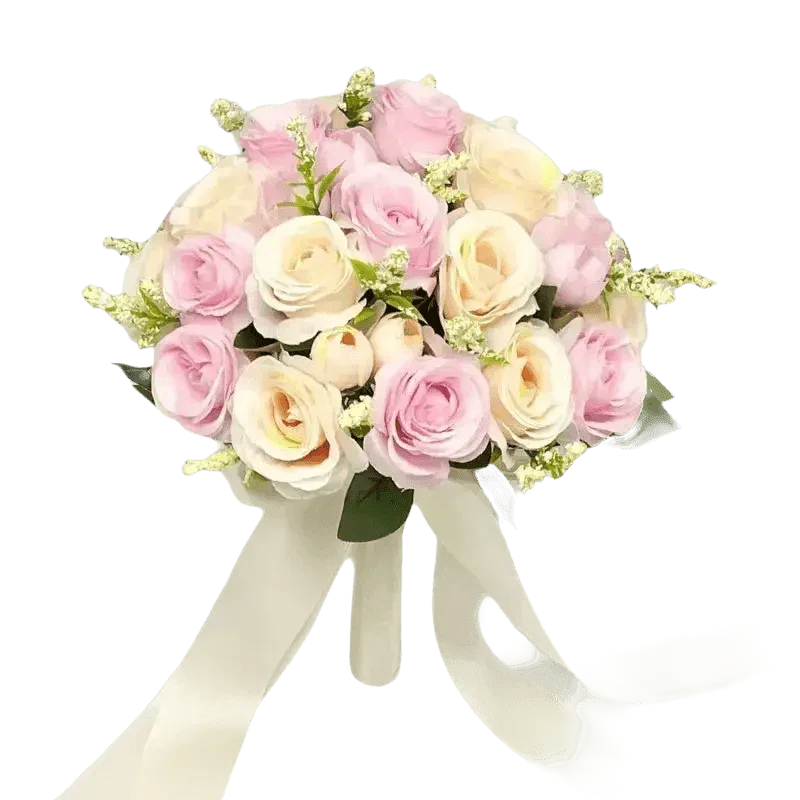 Peach Rose Wedding Bouquet - GiFTiFY