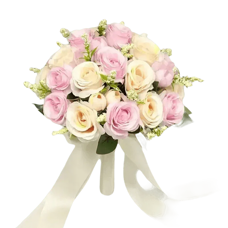Peach Rose Wedding Bouquet - GiFTiFY
