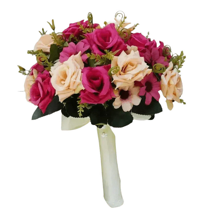 Peach Rose Wedding Bouquet - GiFTiFY