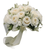Peach Rose Wedding Bouquet - GiFTiFY