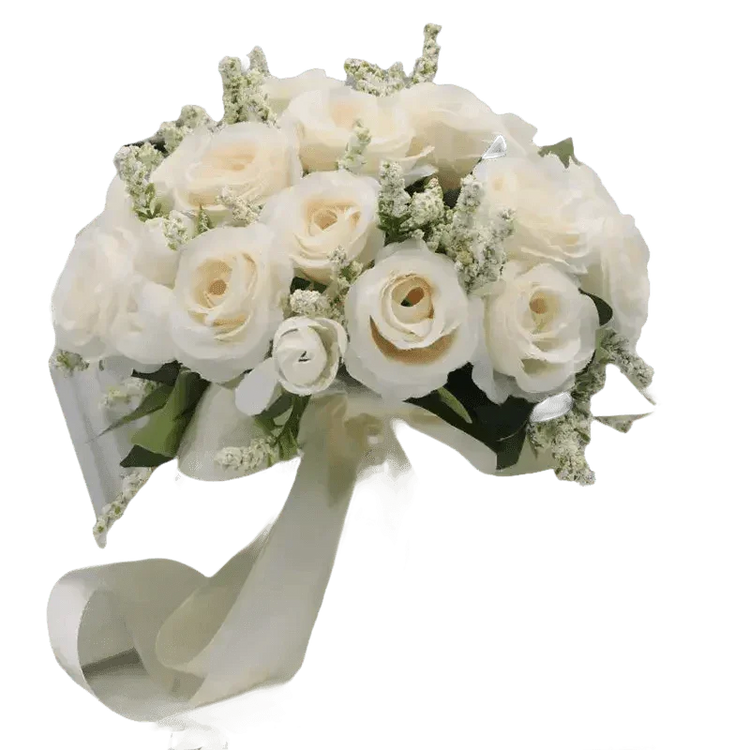 Peach Rose Wedding Bouquet - GiFTiFY