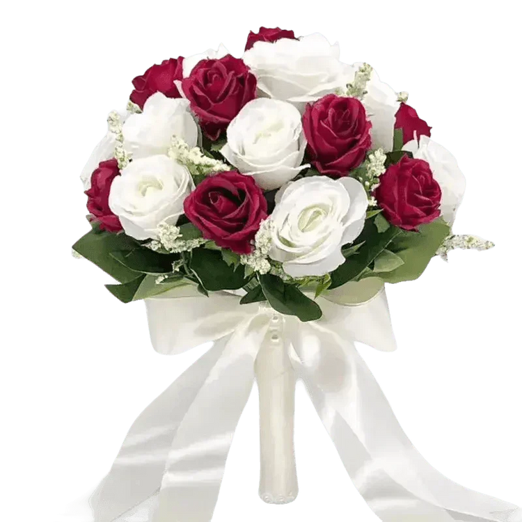 Peach Rose Wedding Bouquet - GiFTiFY