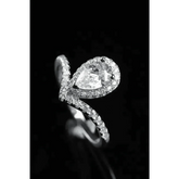 Pear Diamond Ring Teardrop Moissanite Ring Moissanite Teardrop Ring Picture Carat Moissanite Teardrop Ring - GiFTiFY