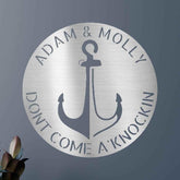 Anchor Plaque Personalized Gifts - Custom Metal Sign - GiFTiFY