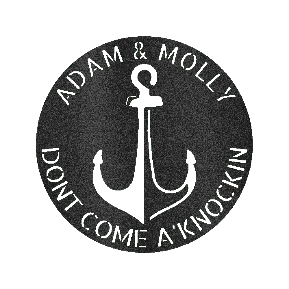 Anchor Plaque Personalized Gifts - Custom Metal Sign - GiFTiFY