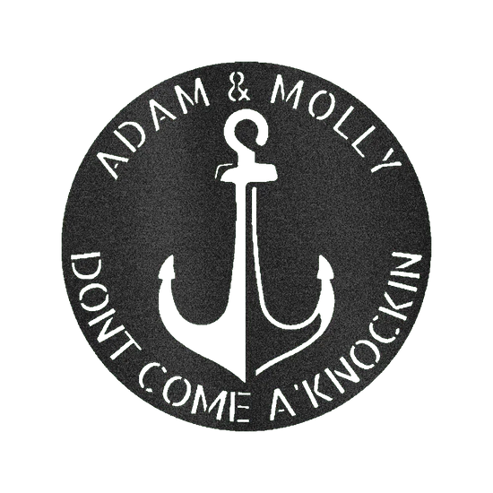 Anchor Plaque Personalized Gifts - Custom Metal Sign - GiFTiFY