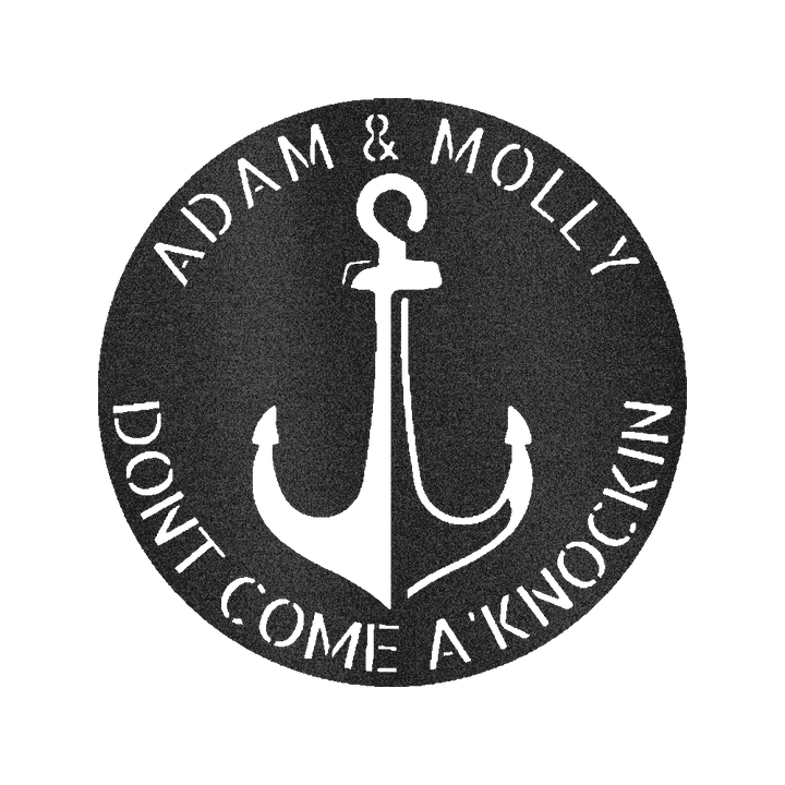 Anchor Plaque Personalized Gifts - Custom Metal Sign - GiFTiFY