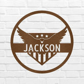 Attacking Eagle Personalized Gifts - Custom Metal Sign - GiFTiFY