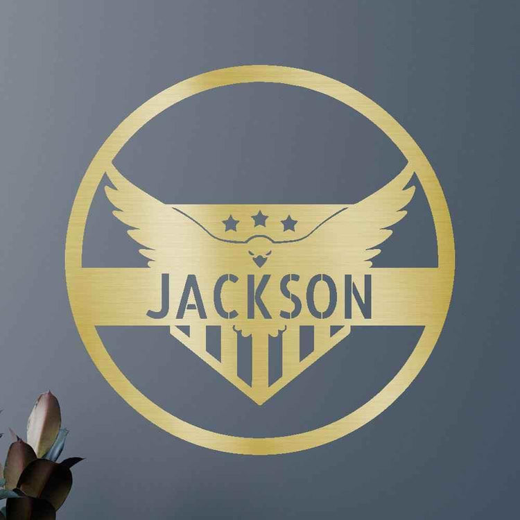 Attacking Eagle Personalized Gifts - Custom Metal Sign - GiFTiFY