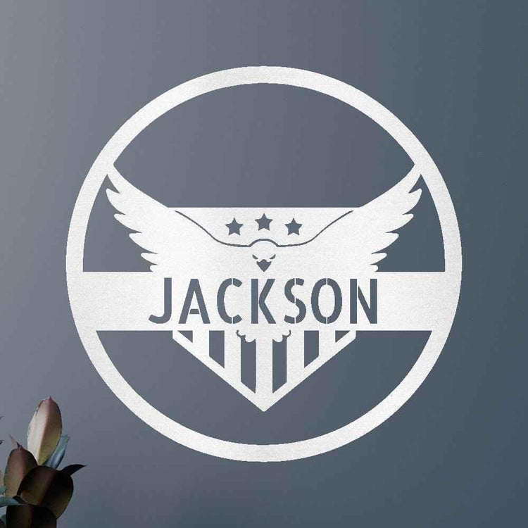 Attacking Eagle Personalized Gifts - Custom Metal Sign - GiFTiFY