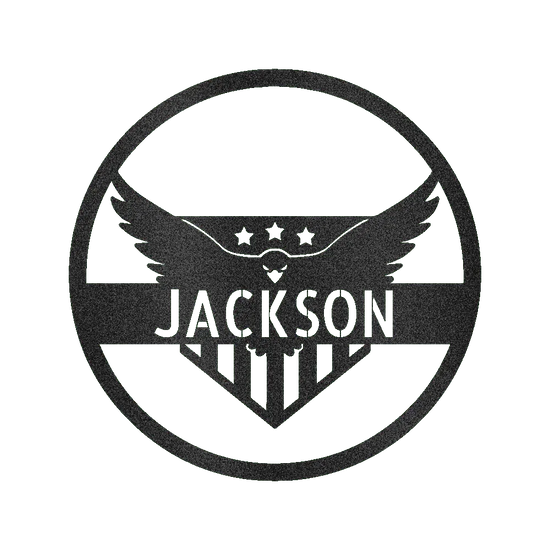 Attacking Eagle Personalized Gifts - Custom Metal Sign - GiFTiFY