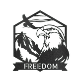 Bald Eagle Personalized Gifts - Custom Metal Sign - GiFTiFY