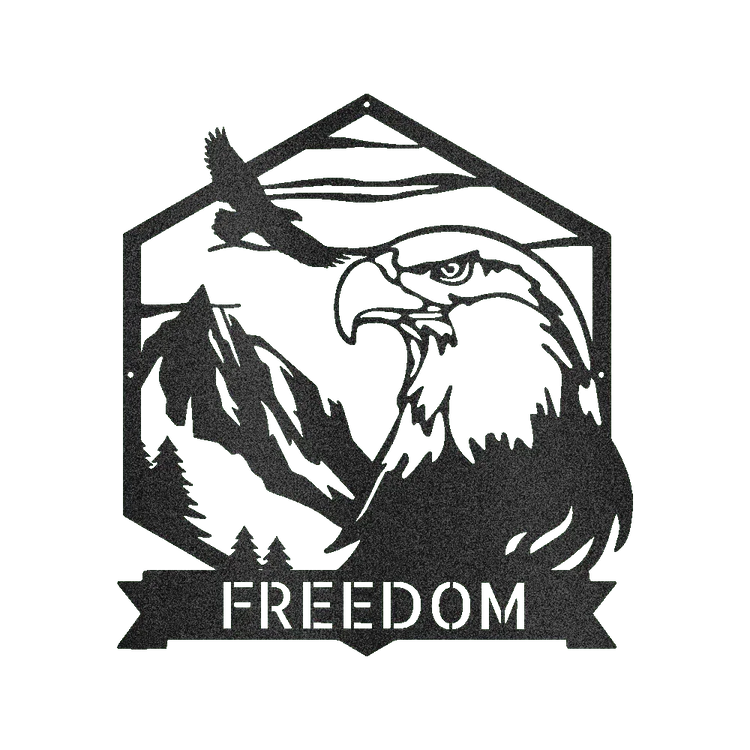 Bald Eagle Personalized Gifts - Custom Metal Sign - GiFTiFY