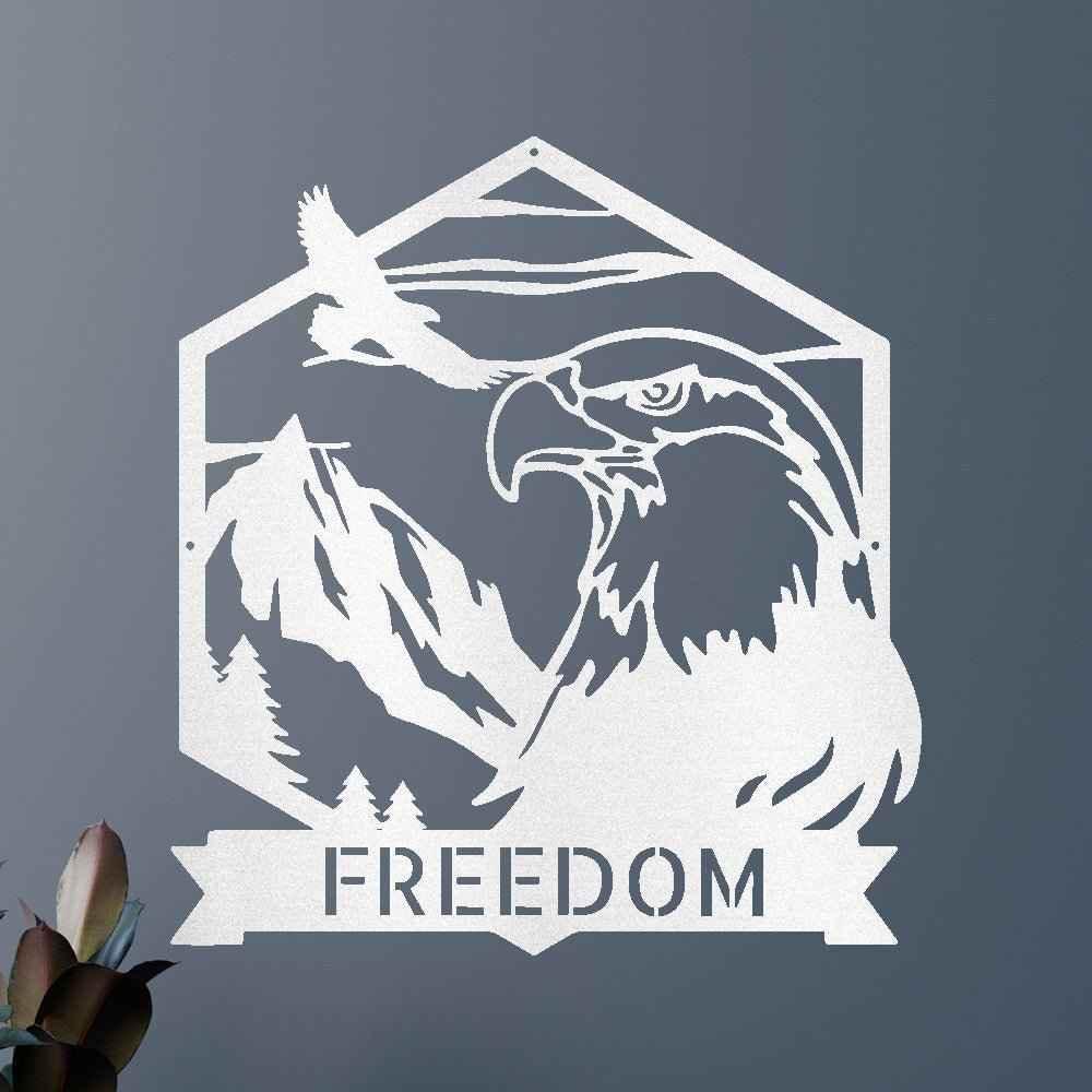 Bald Eagle Personalized Gifts - Custom Metal Sign - GiFTiFY