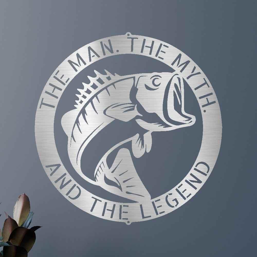 Bass Personalized Gifts - Custom Metal Sign - GiFTiFY