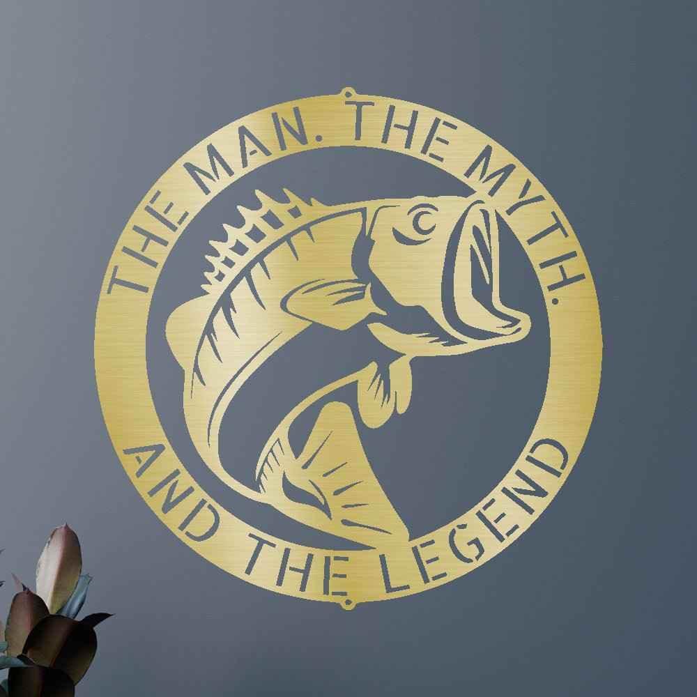 Bass Personalized Gifts - Custom Metal Sign - GiFTiFY