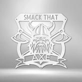 Battle Axe Plaque Personalized Gifts - Custom Metal Sign - GiFTiFY