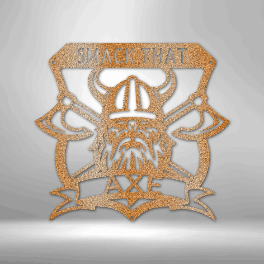 Battle Axe Plaque Personalized Gifts - Custom Metal Sign - GiFTiFY