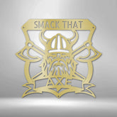 Battle Axe Plaque Personalized Gifts - Custom Metal Sign - GiFTiFY