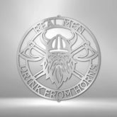 Battle Axe Ring Personalized Gifts - Custom Metal Sign - GiFTiFY