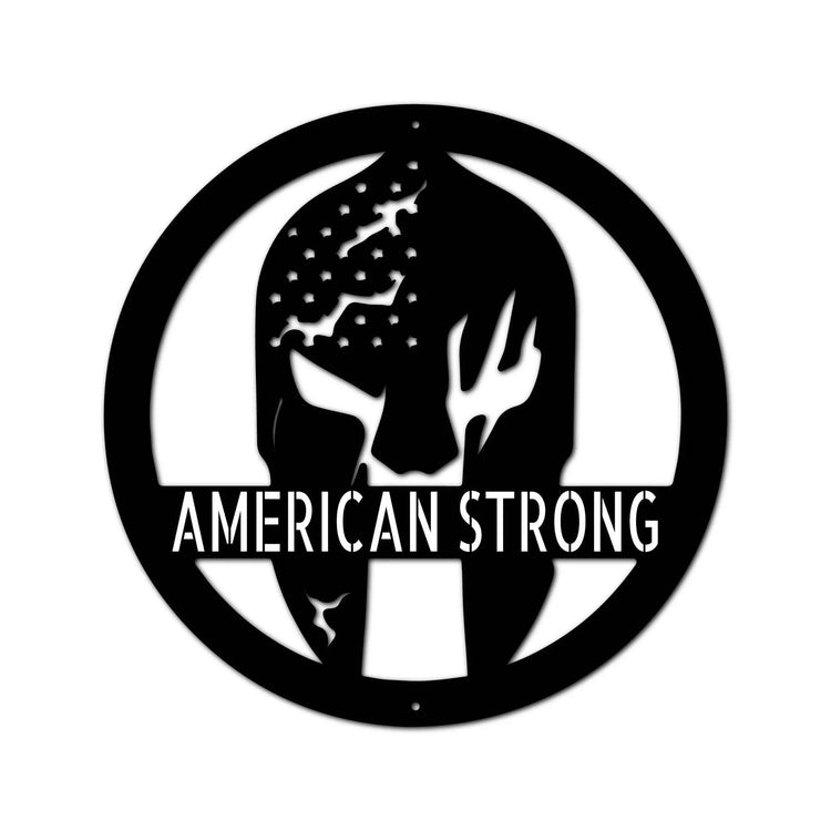 Battle Spartan Helmet Personalized Gifts - Custom Metal Sign - GiFTiFY