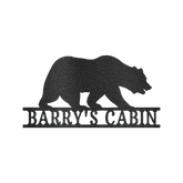 Bear Personalized Gifts - Custom Metal Sign - GiFTiFY