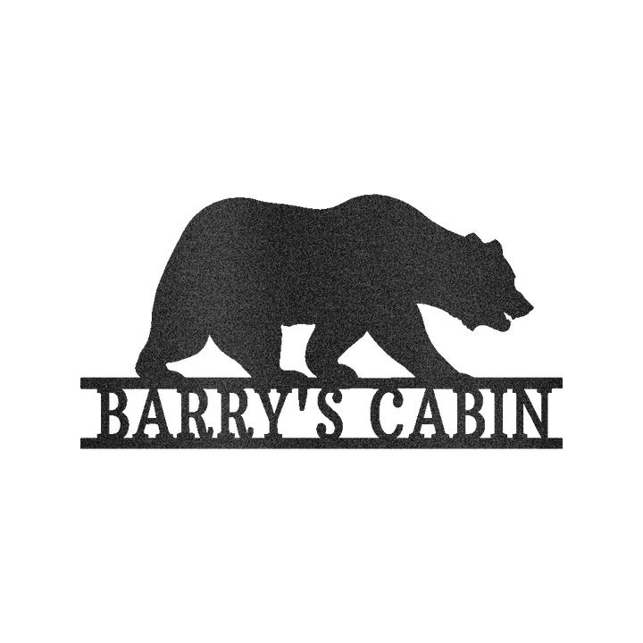 Bear Personalized Gifts - Custom Metal Sign - GiFTiFY
