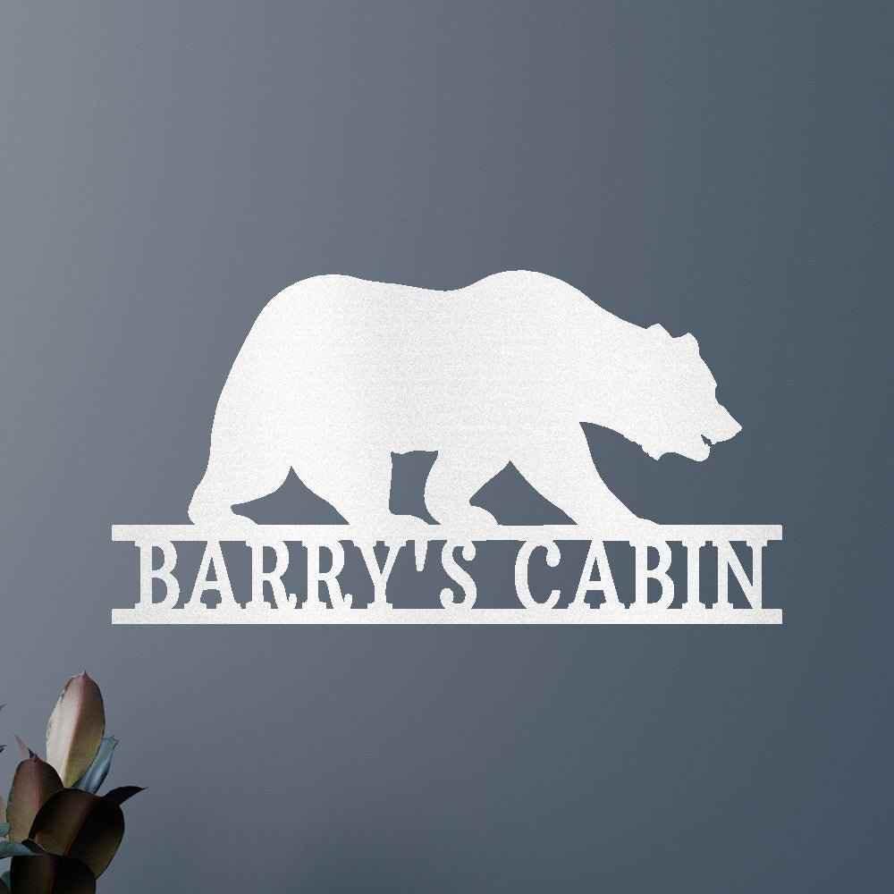 Bear Personalized Gifts - Custom Metal Sign - GiFTiFY