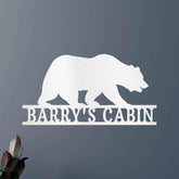 Bear Personalized Gifts - Custom Metal Sign - GiFTiFY