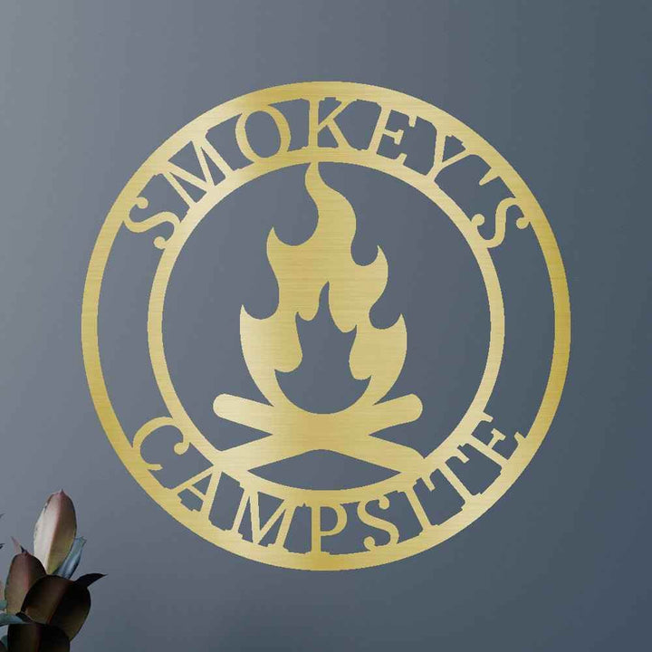 Campfire Personalized Gifts - Custom Metal Sign - GiFTiFY