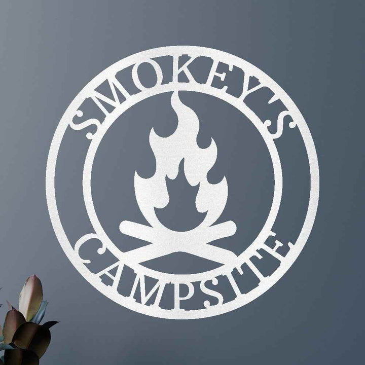 Campfire Personalized Gifts - Custom Metal Sign - GiFTiFY