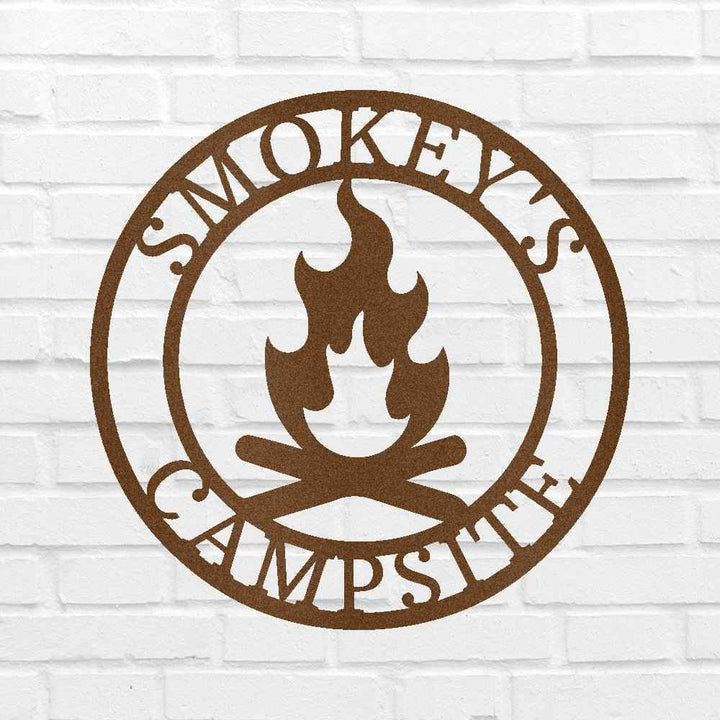 Campfire Personalized Gifts - Custom Metal Sign - GiFTiFY