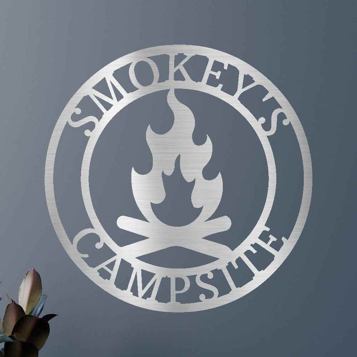 Campfire Personalized Gifts - Custom Metal Sign - GiFTiFY