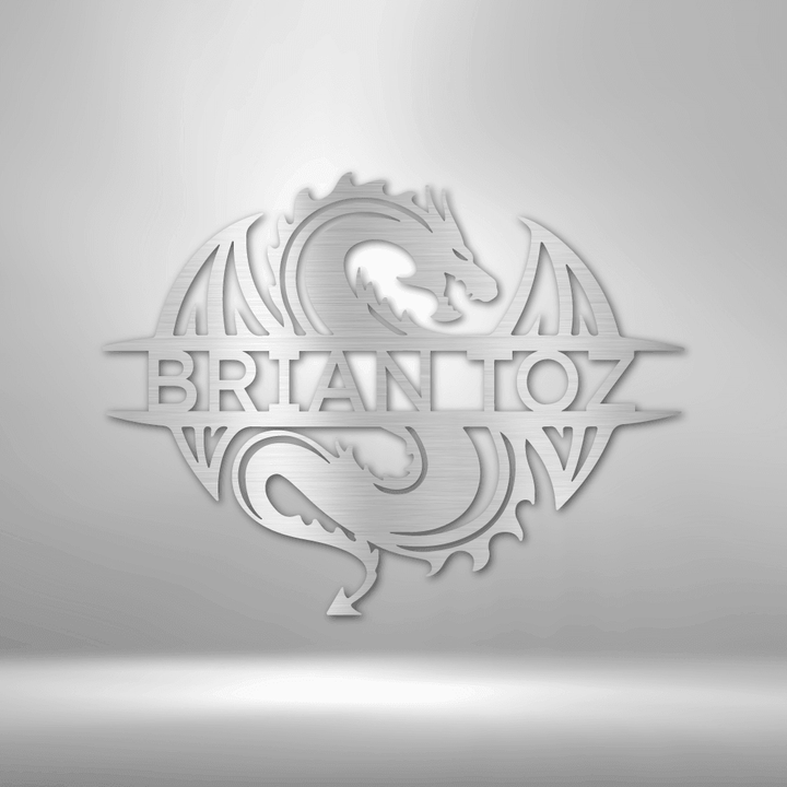 Celtic Dragon Personalized Gifts - Custom Metal Sign - GiFTiFY