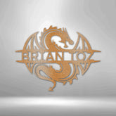 Celtic Dragon Personalized Gifts - Custom Metal Sign - GiFTiFY