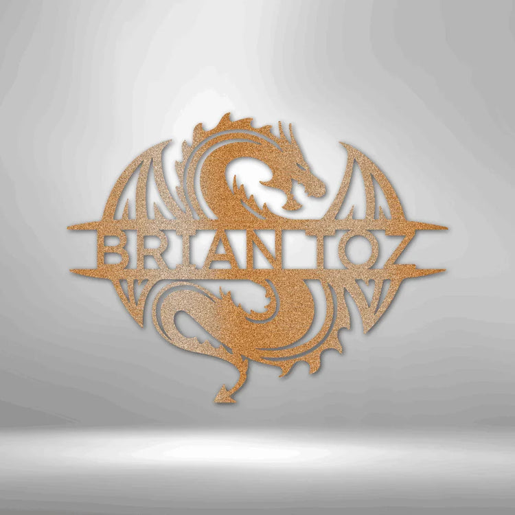 Celtic Dragon Personalized Gifts - Custom Metal Sign - GiFTiFY