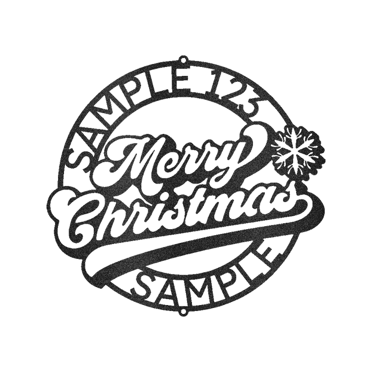 Christmas Ring Personalized Gifts - Custom Metal Sign - GiFTiFY